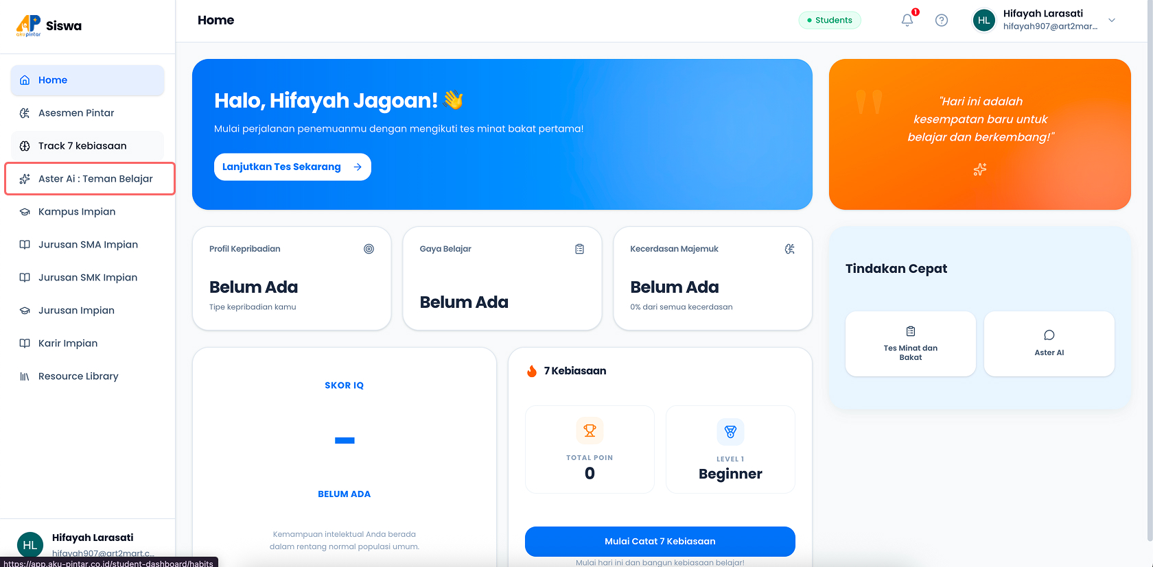 Menu Penjelasan Konsep