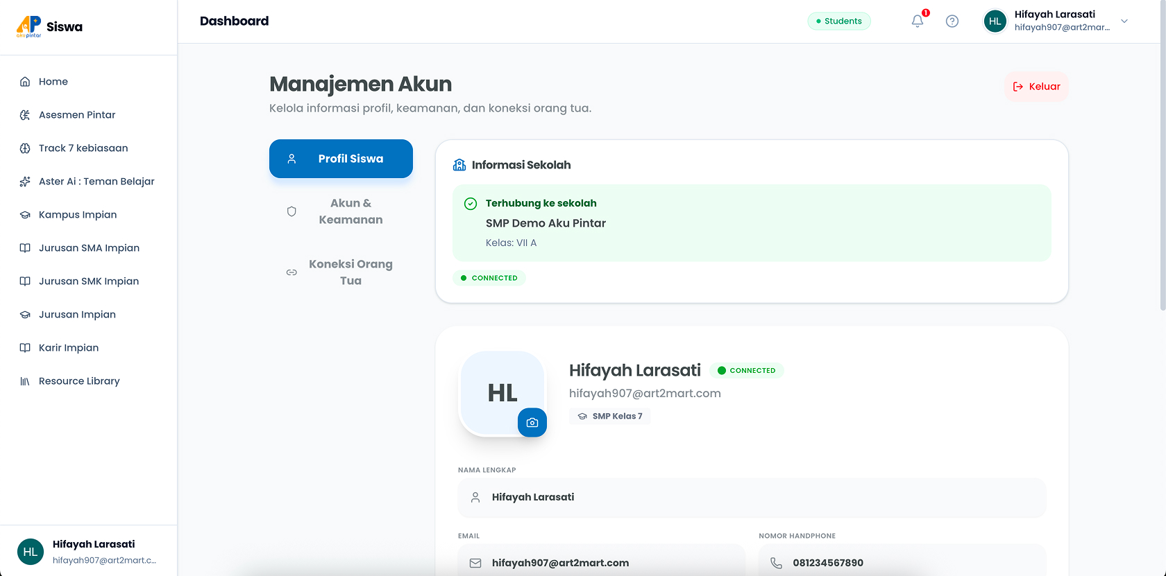 Sukses Bergabung dengan Sekolah